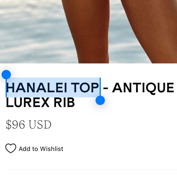 Monday Swimwear Hanalei Top + Bottom Bikini Set Size P (XS) - Picture 4 of 5